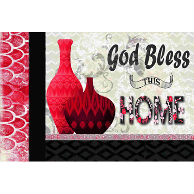 «God Bless This Home 2», reproduction sur toile tendue
