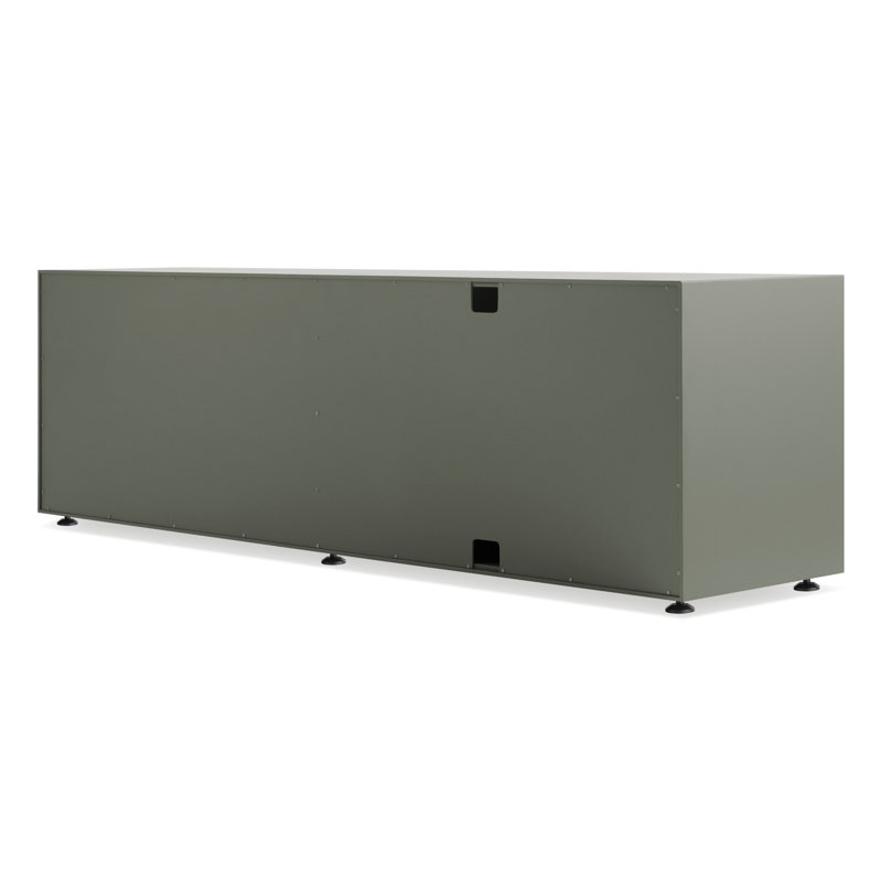 Superchoice 2 Door/2 Drawer Console, Gray Green