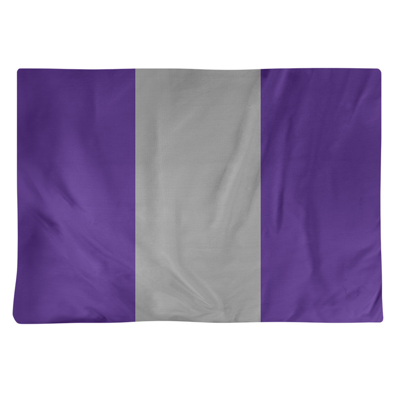 Récapitulatif de 18 po Kansas Cat, Mauve / Gris, Sergé de coton