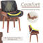 Ensemble de 2 chaises de salle à manger pivotantes Mid-Century-808257490-808257481