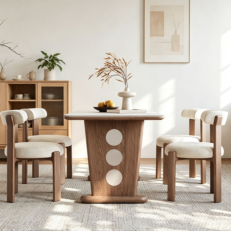 Dining Set, H 29,5 po x l 70,9 po x P 35,4 po
