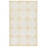 Fiorita Natural Geometric Light Beige/ White Area Rug