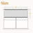 Linen Blend Striped Kitchen Valance Curtain for Small Window Bathroom-1818519353