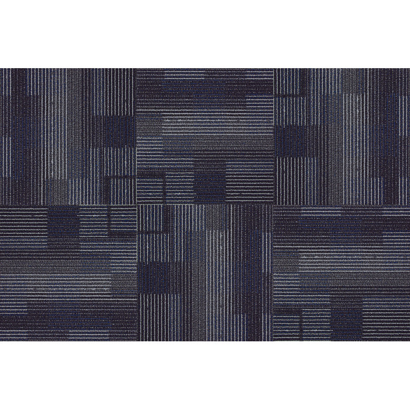 Dalle de tapis à niveaux multiples 19,7 po x 19,7 po, Nuit