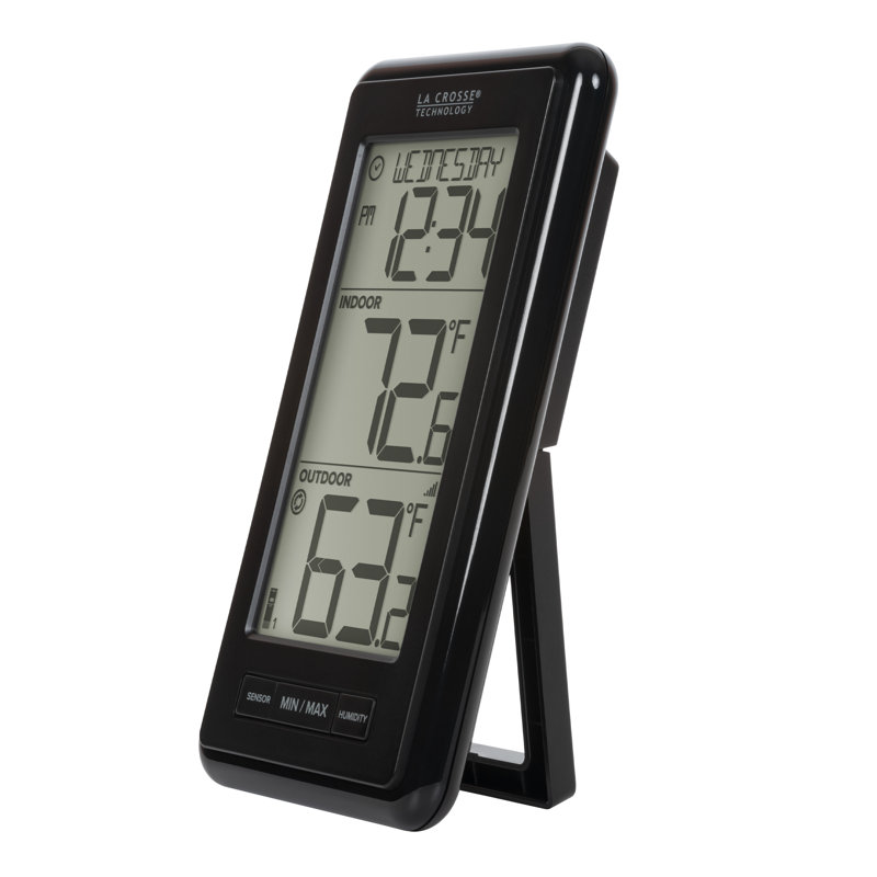 Thermomètre numérique sans fil avec humidité intérieure La Crosse Technology 308-43647-INT