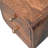 Solid Wood Mini Curved Wall-Mounted Bedside, 2-Drawers