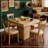 Square Kitchen Dinner Table,Modern Dining Table