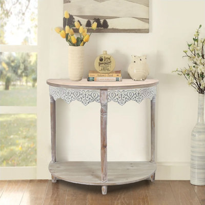Console 31,5 po de hauteur avec demi-lune