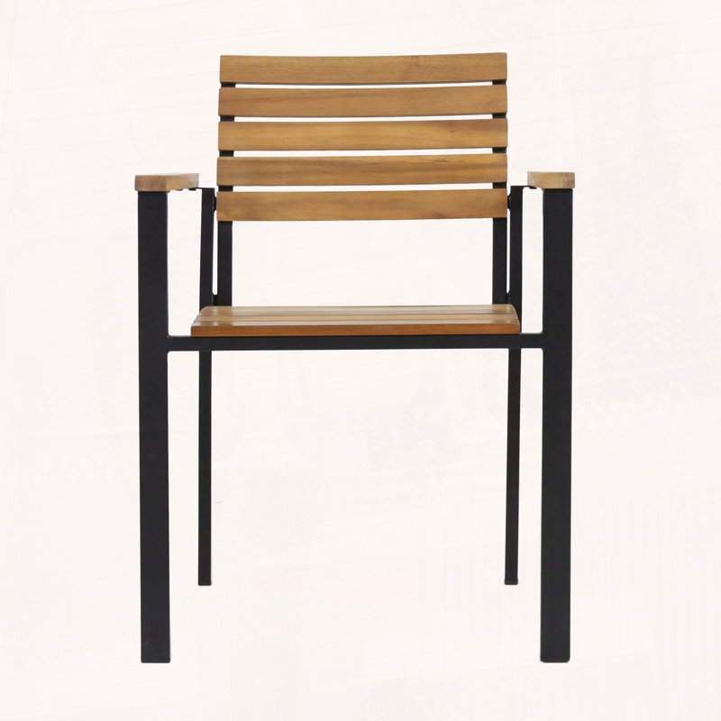 Chaise en bois et métal Laris
