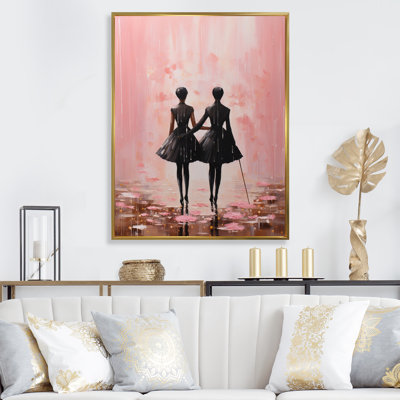 Danse de ballet rose III - impression