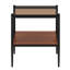 3 tables de salon, tables basses et tables de bout, verre trempé, tables brunes, design moderne-2068285600