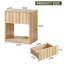 Table de chevet 19,7 po (ensemble de 2)-717145488