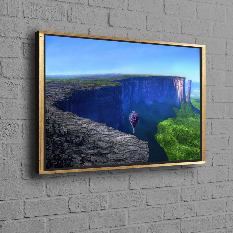Print on Canvas, 50 cm H x 70 cm W, Gold, Framed Print without Mat