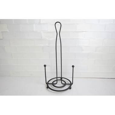 Charlton Home® Stainless Steel Free-standing Paper Towel Holder & Reviews