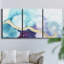 Charing Cross Bridge, 1903 02, reproduction sur toile 3 pièces-95011973