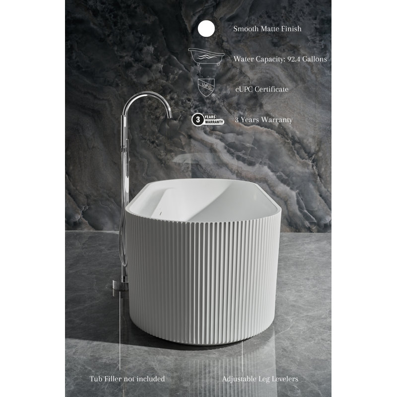 Momo 67'' L Soaking Bathtub
