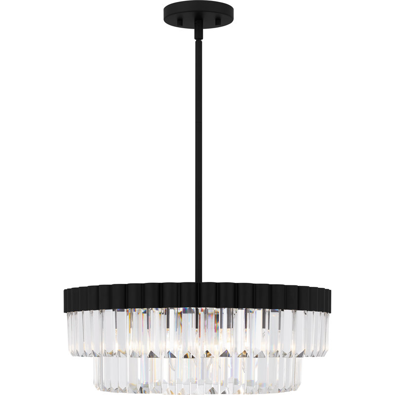 Luminaire suspendu 4 lumières Starlight, Noir mat