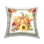 Coussin décoratif à motif citrouille et bordeaux Gingham par Nicole DeCamp
