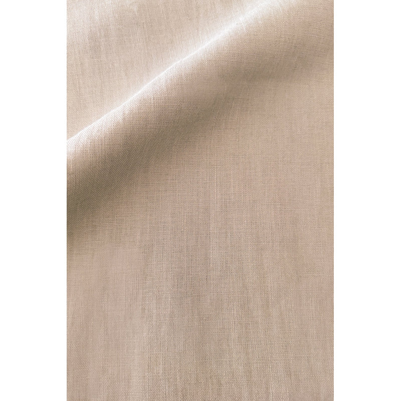 So Soft Linen Linen Throw Pillow, 22"H x 22"W, Down Blend, Warm Beige