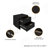 18" Nightstand In Black (2-Drawer)-1999107573
