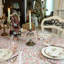 Beatrice Round Tablecloth - Pink And Green-2144073575