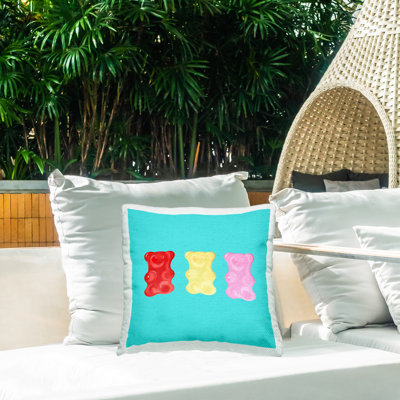 Coussin extérieur Vibrant Gummy Bear