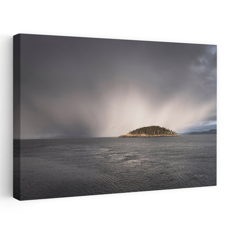 Deception Pass Island Coastal Abstract Cloud Coastal, H 24 po x l 16 po