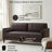 Garren 75.6'' Square Arm Tufted Sofa-123819863