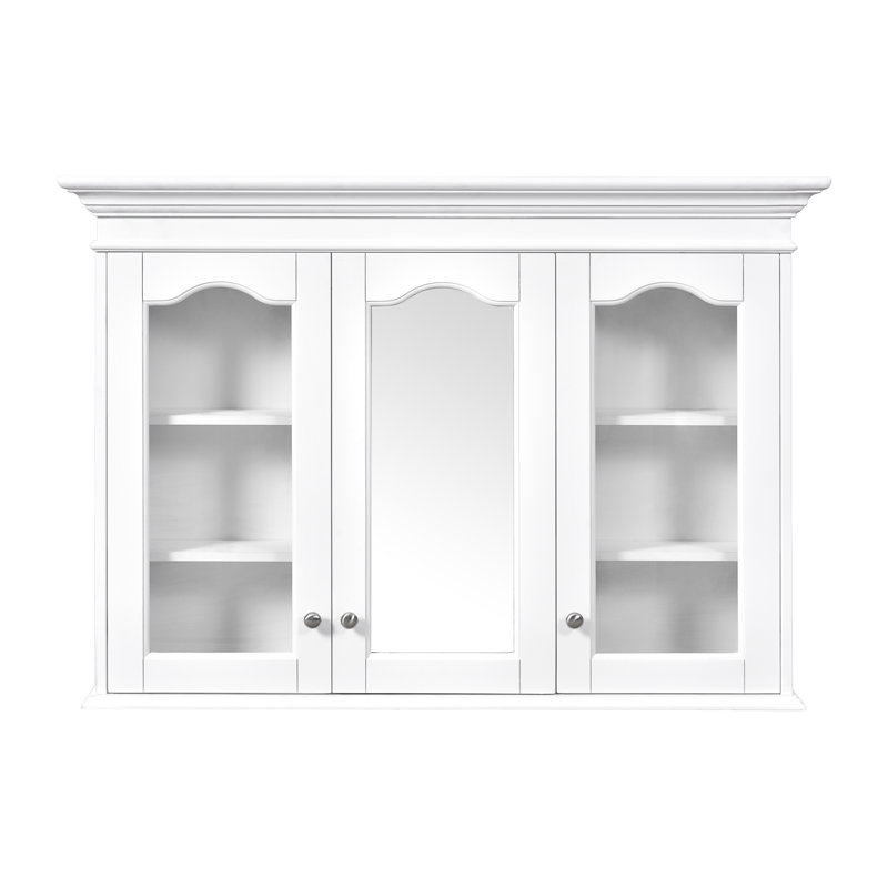 Pharmacie murale 40 "avec miroir et tablettes
