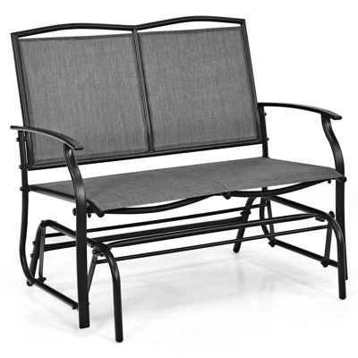 Anabelli Steel Glider Bench