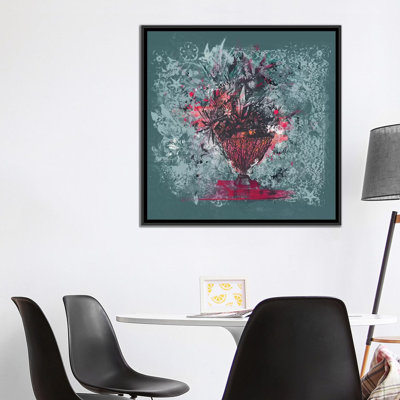 « bouquet study », impression sur toile
