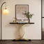Console d'appoint, pieds d'entrée en métal entrelacés de luxe, mobilier d'entrée haut de gamme