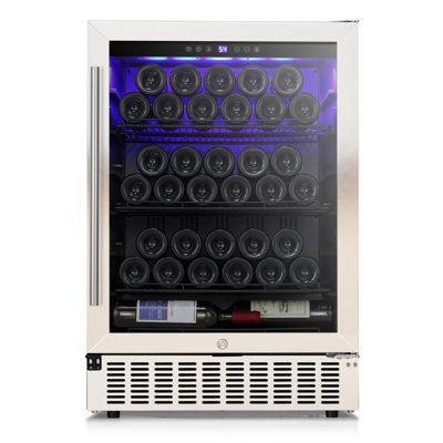 23.5'' W 46 Bottle and 156 Cans Single Zone Freestanding/Built-In Wine Refrigerator