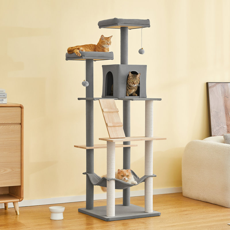 Arbre à chat 69 "Degolier, Gris clair