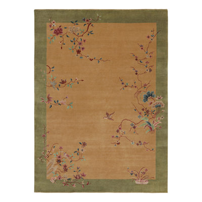 One-of-a-Kind Rectangle: 9' X 12' Hand Knotted Area Rug