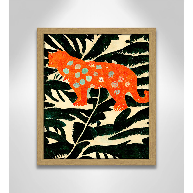 «Jungle» par Treechild, Grain de bois naturel, L 13 po x H 15 po, Impression encadrée