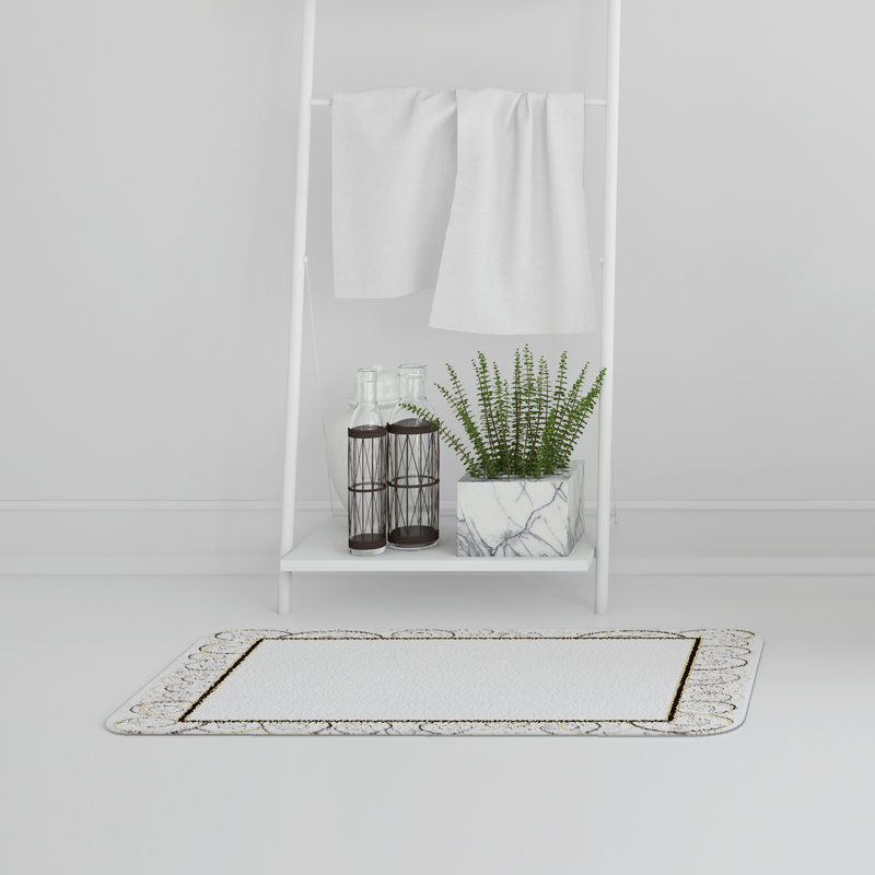 Ajwaa Memory Foam Non-Slip Bath Rug