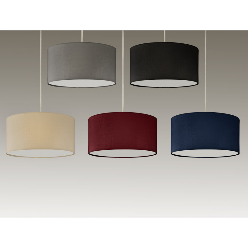 Lucia 15cm H Cotton Drum Lamp Shade ( Uno ), Cream