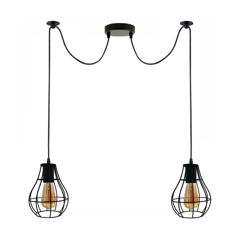 Clowe 2 - Light Black Cluster Pendant