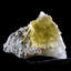 Fluorite jaune avec galène sur baryte - Aouli, Maroc