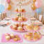 Moule anti-adhésif pour muffins et petits gâteaux - Plat de cuisson rose durable pour la maison, facile à nettoyer et chauffant uniformément - Idéal pour la cuisson de muffins et de petits gâteaux - Taille: 15/20/25 cm, Couleur: rose