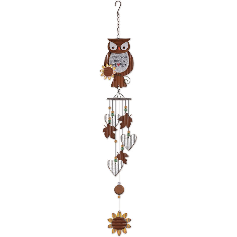 Laliya Weather Resistant Metal Animals Wind Chime