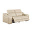 Ensemble de canapé modulaire inclinable électrique, causeuse et fauteuil Divanitalia 1116 - Cuir fleur italien avec appuis-tête électriques-333836884