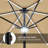 108” Solar-Powered Tilt Patio Umbrella Outdoor Parasol with Central Light-110542732