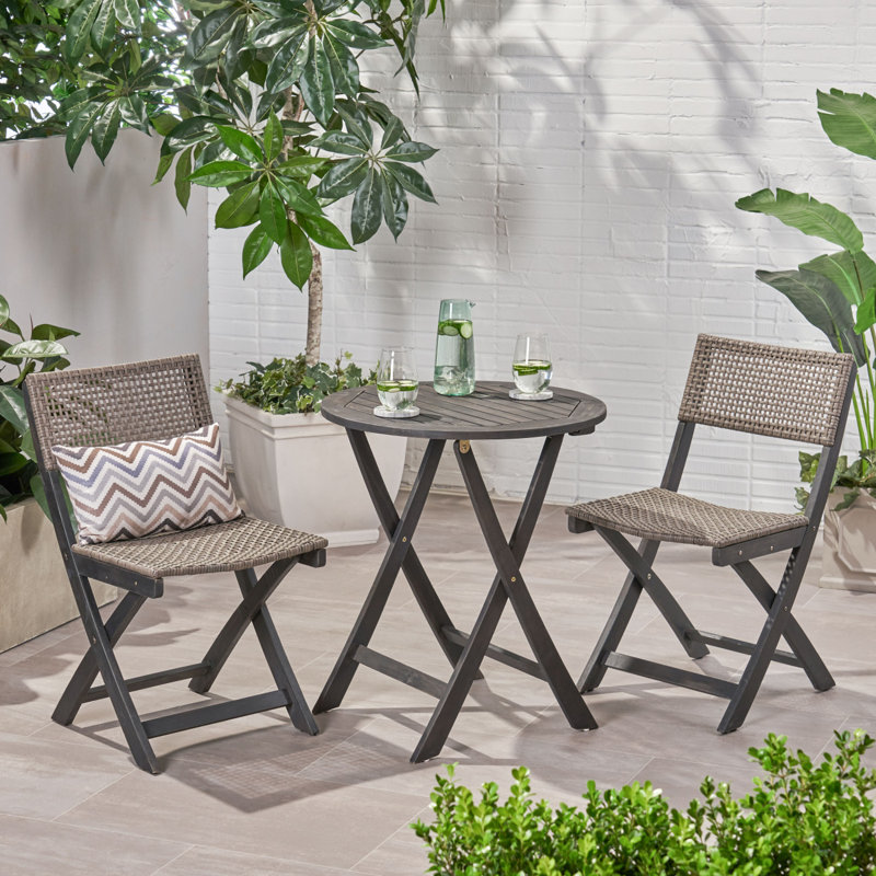 BISTRO SET,2 Chairs+1 Table, Patio Set, Conversation Set, Patio Seating Set