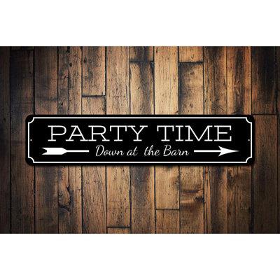 Panneau en aluminium Party Time