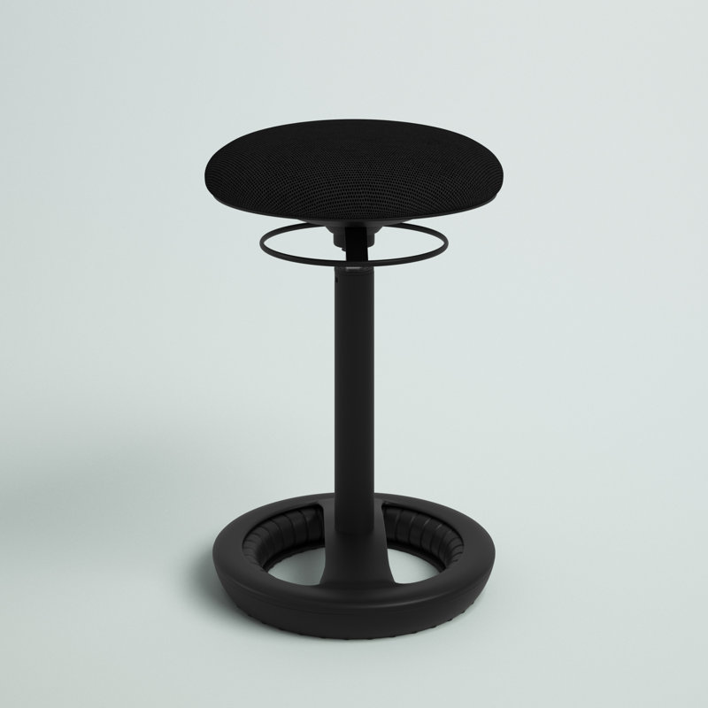 Klas Adjustable Height Ergonomic Active Stool, Black
