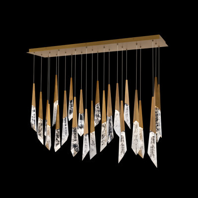 Solitude 23 Light Crystal LED Multi-Light Pendant