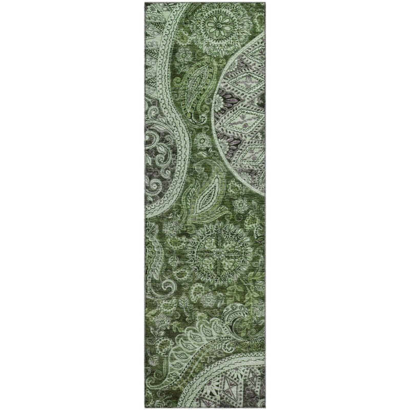 Tapis tourbillon de qualité supérieure lavable à la machine AMF1078, Tapis de couloir 2 pi 3 po x 7 pi 6 po