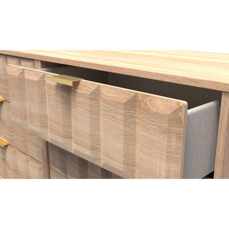 Alard 115 cm W Chest of 6 Drawers